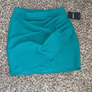 Teal skirt